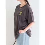 フェイクレザーロゴ刺繍ウサギTシャツ | Re-J&SUPURE | 詳細画像13