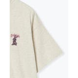 フェイクレザーロゴ刺繍ウサギTシャツ | Re-J&SUPURE | 詳細画像23