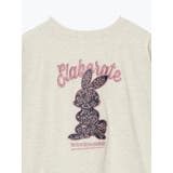 フェイクレザーロゴ刺繍ウサギTシャツ | Re-J&SUPURE | 詳細画像25