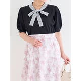 【接触冷感】レースボウタイニットトップス | Re-J&SUPURE | 詳細画像11