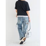 リボンカットアウトフレアデニムパンツ | Re-J＆SUPURE | 詳細画像9 