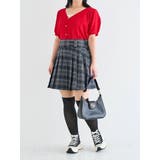 【WEB限定】チェック柄サイドベルトプリーツミニスカート | Re-J&SUPURE | 詳細画像6