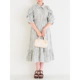 【WEB限定】肩チュールフリルティアード花柄シャツワンピース | Re-J&SUPURE | 詳細画像10