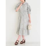 【WEB限定】肩チュールフリルティアード花柄シャツワンピース | Re-J&SUPURE | 詳細画像11