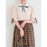 【WEB限定】リボンブラウスドッキングチェック柄ワンピース | Re-J&SUPURE | 詳細画像14