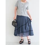 【WEB限定】レイヤード風リボン付き花柄トップス | Re-J&SUPURE | 詳細画像18