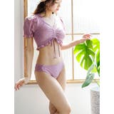 ピンク | エンブロイダリービキニ3点セット | Resort Island