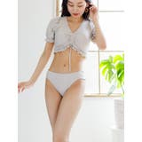 ベージュ | エンブロイダリービキニ3点セット | Resort Island