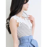 テレコスカラップレースタンクトップ | LUDIC PARK | 詳細画像10 