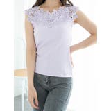 テレコスカラップレースタンクトップ | LUDIC PARK | 詳細画像24 