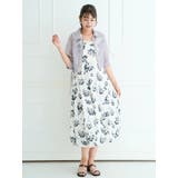 花柄ギャザー肩紐ワンピース | LUDIC PARK | 詳細画像11