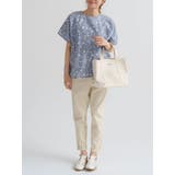 コットンリネンワイドプリントブラウス | LUDIC PARK | 詳細画像8 