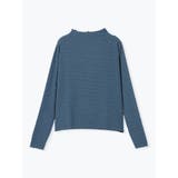 青 | フクレジャガードボトルネックプルオーバー | LUDIC PARK