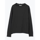 濃グレー | カットシャーリングプチハイネックロングTシャツ | LUDIC PARK