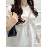 チュールリボンTシャツ | LUDIC PARK | 詳細画像1