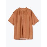 オレンジ | ドットプリントブラウス | LUDIC PARK