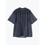 濃グレー | ドットプリントブラウス | LUDIC PARK