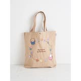 - | miffy 刺繍 帆布トートバッグ【ベージュフラワーリース】 | LUDIC PARK