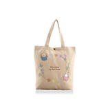 miffy 刺繍 帆布トートバッグ【ベージュフラワーリース】 | LUDIC PARK | 詳細画像3
