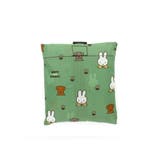 miffy 折りたたみ保冷＆保温エコバッグ【ミッフィー】グリーンミッフィー＆スナ… | LUDIC PARK | 詳細画像5 