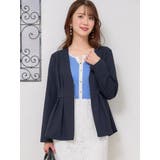 【ストレッチツイル】ペプラムジャケット | LUDIC PARK | 詳細画像46 