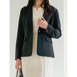 黒 | 【Wクロス】テーラードジャケット（セットアップ可） | LUDIC PARK