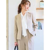 【Wクロス】ノーカラージャケット（セットアップ可） | LUDIC PARK | 詳細画像1 