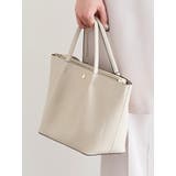 [2WAY]フェイクレザーボタントートバッグ | LUDIC PARK | 詳細画像3 