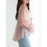 シャーリングリボンブラウス | LUDIC PARK | 詳細画像8 