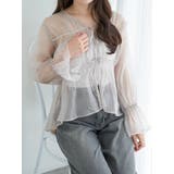 シャーリングリボンブラウス | LUDIC PARK | 詳細画像23 