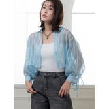 袖ドロストストライプショート丈シャツ | LUDIC PARK | 詳細画像3