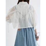 袖ドロストストライプショート丈シャツ | LUDIC PARK | 詳細画像12