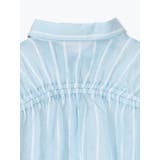 袖ドロストストライプショート丈シャツ | LUDIC PARK | 詳細画像34