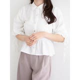 多種ボタン袖ドロストペプラムシャツ | LUDIC PARK | 詳細画像11