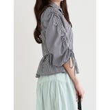 多種ボタン袖ドロストペプラムシャツ | LUDIC PARK | 詳細画像25