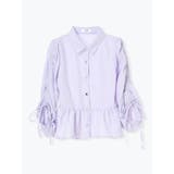 多種ボタン袖ドロストペプラムシャツ | LUDIC PARK | 詳細画像33