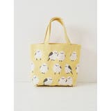 【寄り添いシマエナガ】ミニトートバッグ(イエロー) | LUDIC PARK | 詳細画像4 