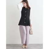 【Wクロス】タックワイドパンツ | LUDIC PARK | 詳細画像14 