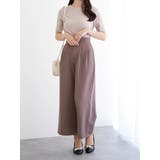 【Wクロス】タックワイドパンツ | LUDIC PARK | 詳細画像21 