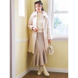 フェイクウールファー襟付きロングコート | LUDIC PARK | 詳細画像22 