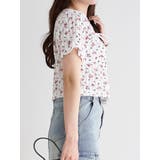 小花柄 レースアッププルオーバー | LUDIC PARK | 詳細画像4 