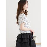 小花柄 レースアッププルオーバー | LUDIC PARK | 詳細画像12 