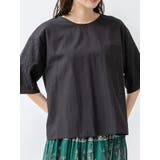 黒 | 袖刺繍ブラウス | LUDIC PARK