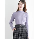 ランダムリブボトルネックニットトップス | LUDIC PARK | 詳細画像1 