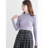 ランダムリブボトルネックニットトップス | LUDIC PARK | 詳細画像2 