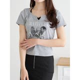 テレコ エンジェルレイヤード風Tシャツ | LUDIC PARK | 詳細画像3 