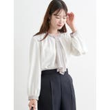 【マルチWAY】ラクケア パールアクセサリー付きボウタイブラウス | LUDIC PARK | 詳細画像21 