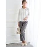 ラクケアアクセサリー付きタックバルーンブラウス | LUDIC PARK | 詳細画像7 