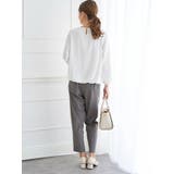 ラクケアアクセサリー付きタックバルーンブラウス | LUDIC PARK | 詳細画像10 