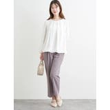 ラクケアアクセサリー付きタックバルーンブラウス | LUDIC PARK | 詳細画像11 